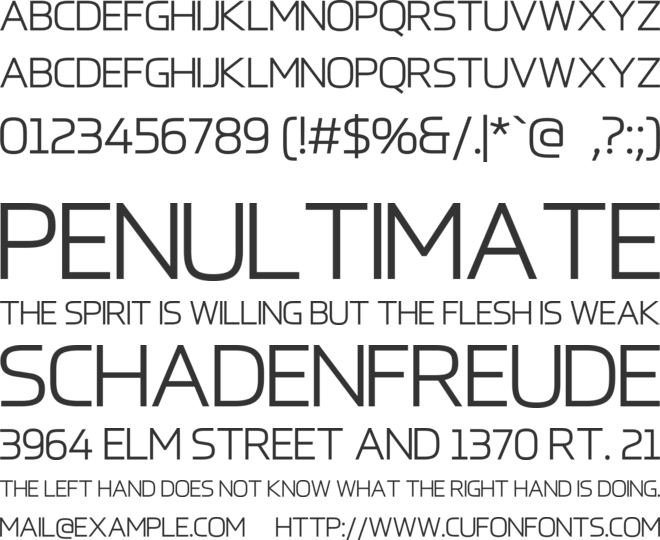 Astyrion font preview