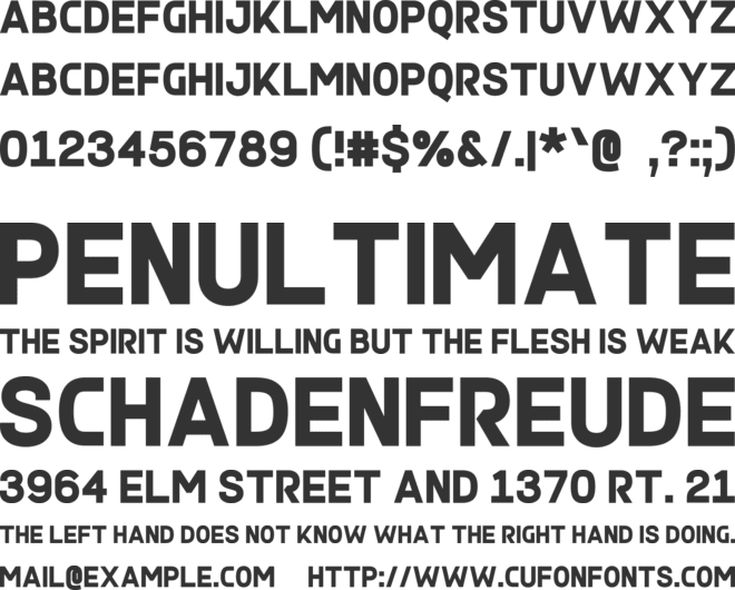 Renayssance font preview