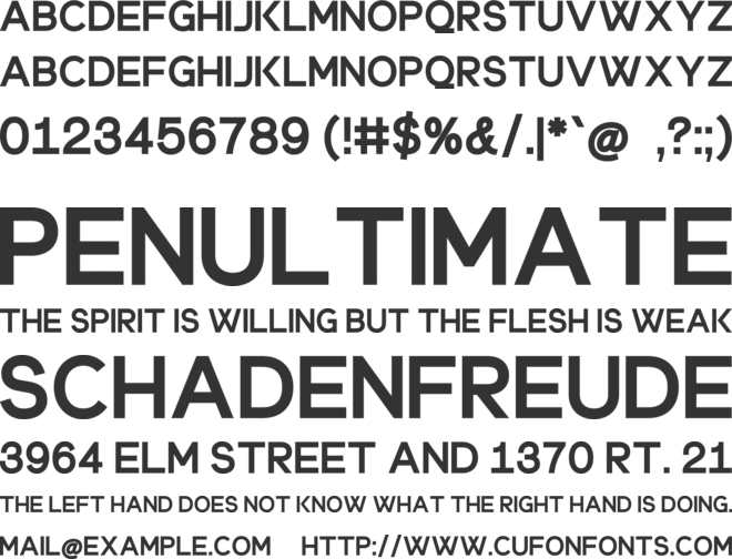 Beatrich font preview