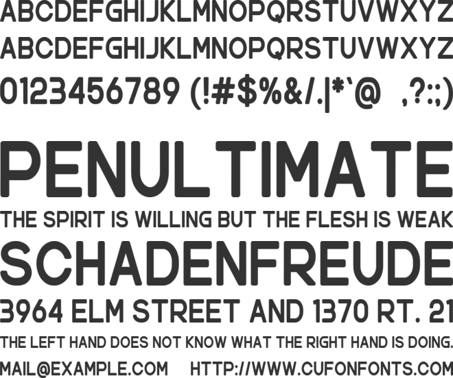 Voltixe font preview