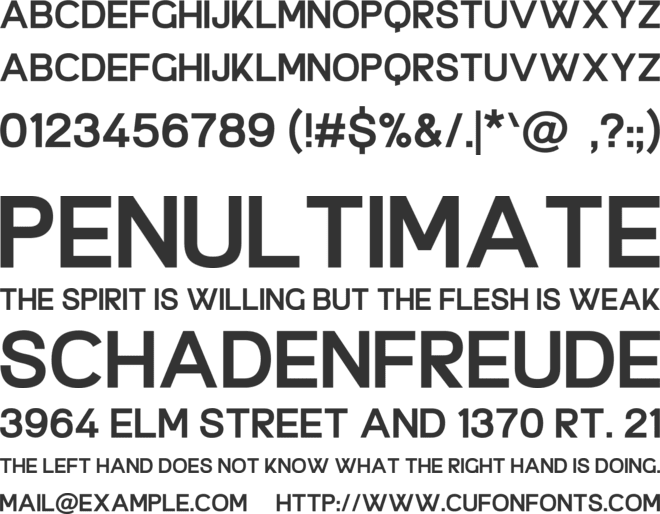 Webfluent font preview