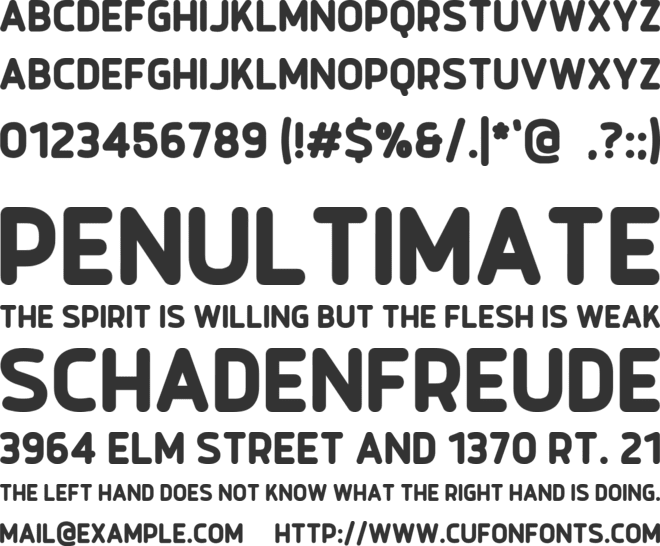 Cosmilk font preview