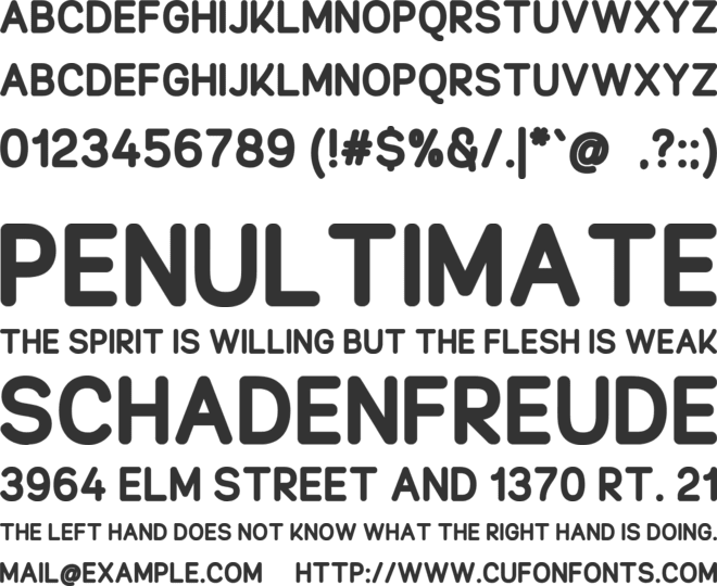 Kolenova font preview