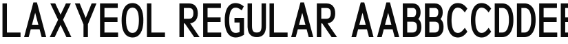 Laxyeol font download