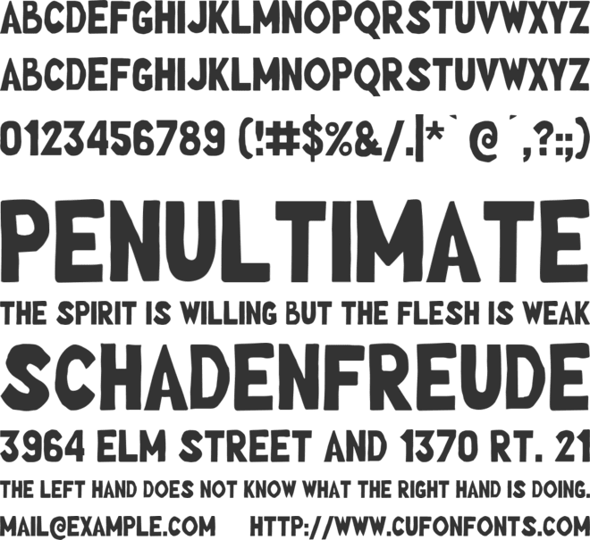 Opsilon font preview