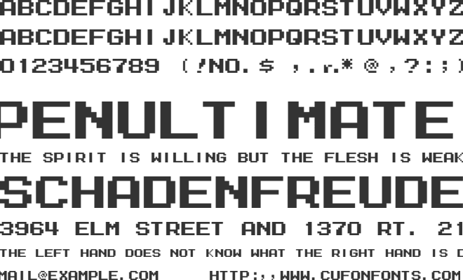 Megamax Jonathan Too font preview