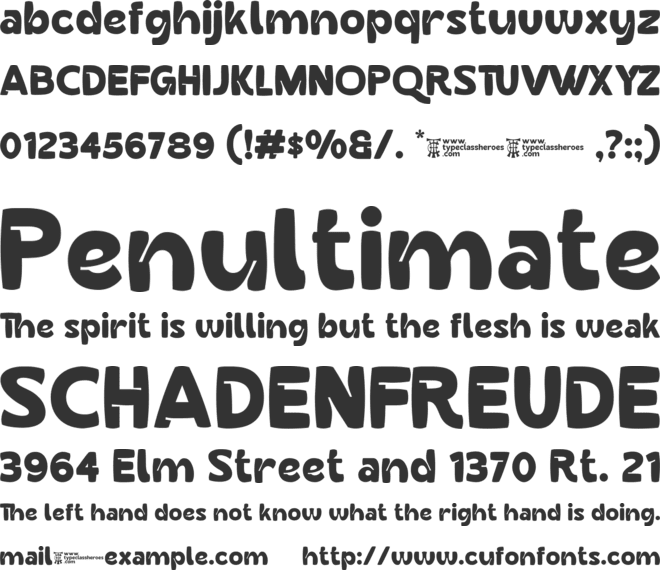 Hesiga font preview