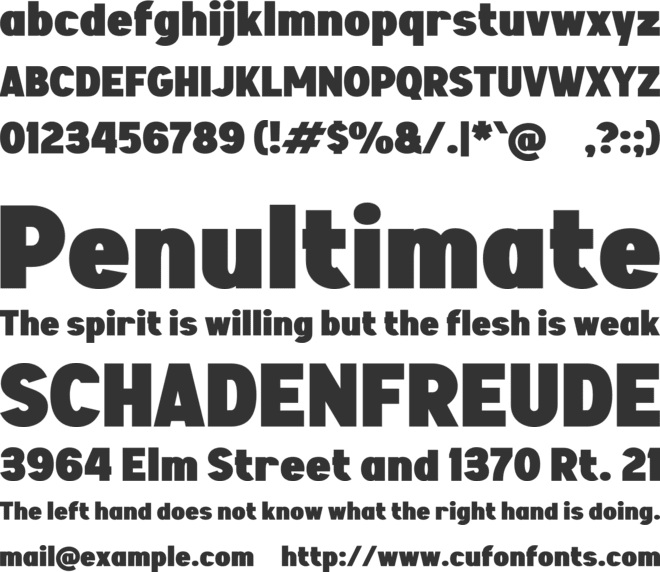 Paagluk font preview