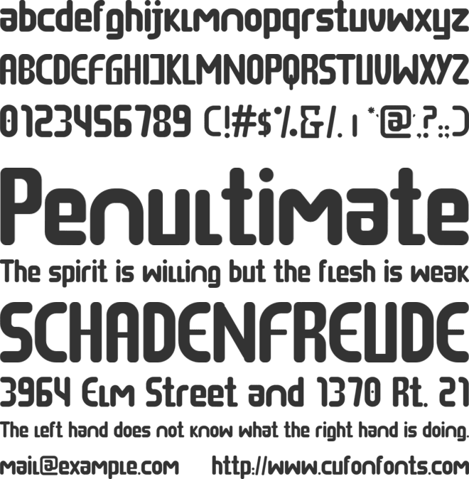 Crispy Chery font preview