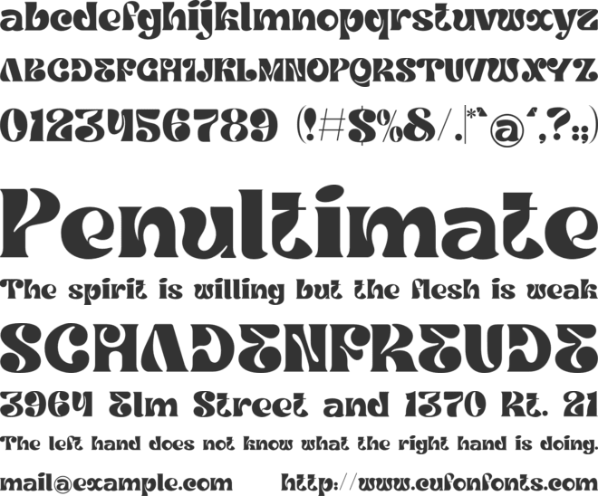 Rieska font preview