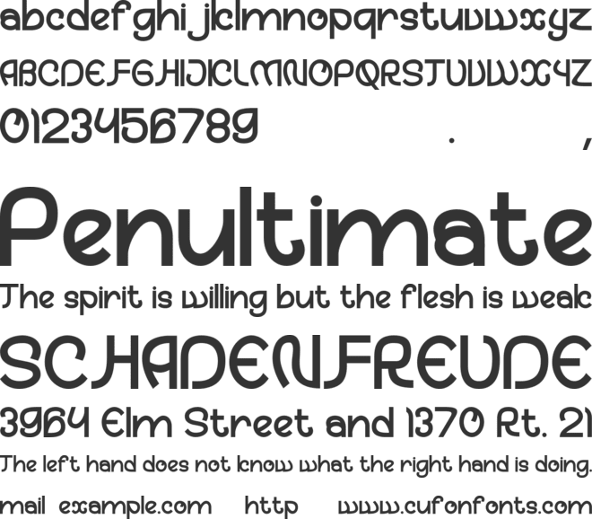 Zenotica font preview