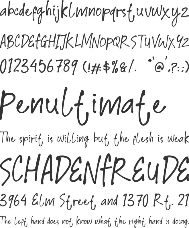 Stowax font preview