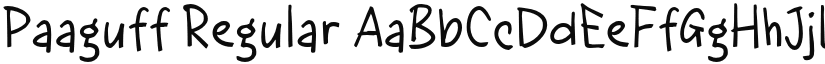 Paaguff font download