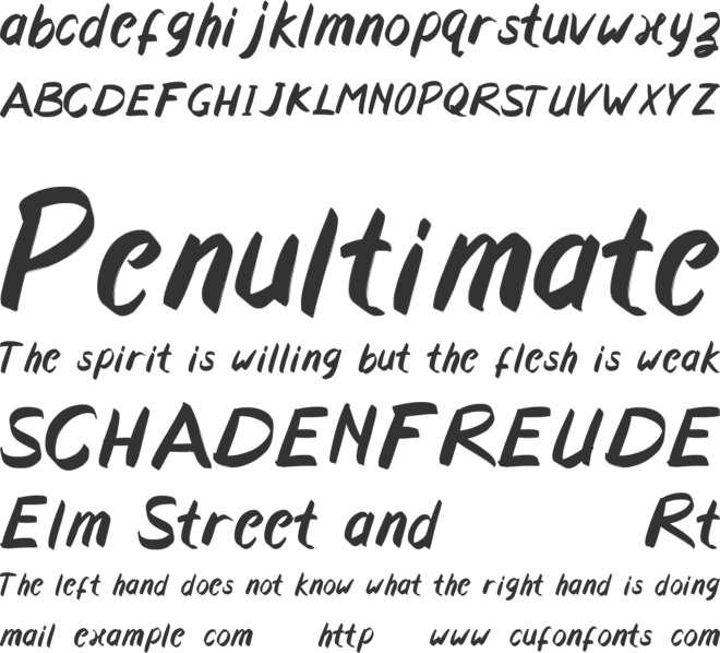 Virginawaty_freebie font preview