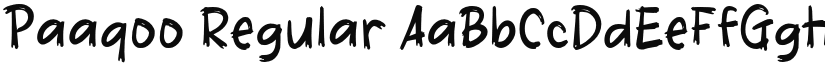 Paaqoo font download