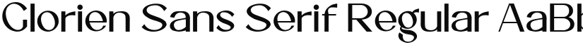 Glorien Sans Serif font download