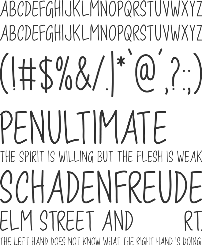 Majestic Bullfinch font preview