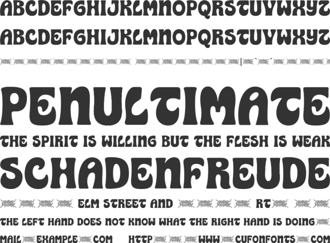 Teenage Delight font preview