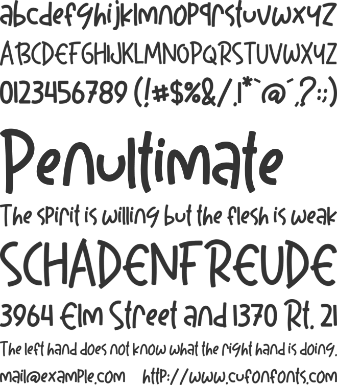 Brown Soda font preview