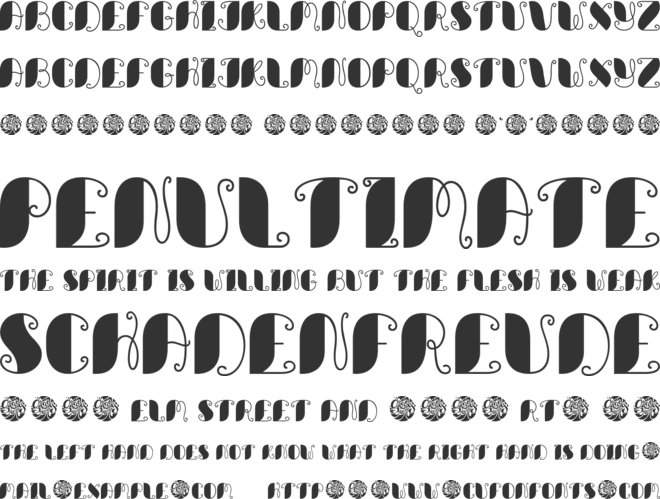 GF Antiqua font preview