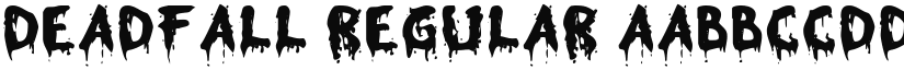 Deadfall Regular font