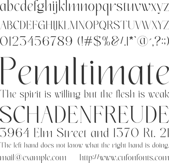 Mictons font preview