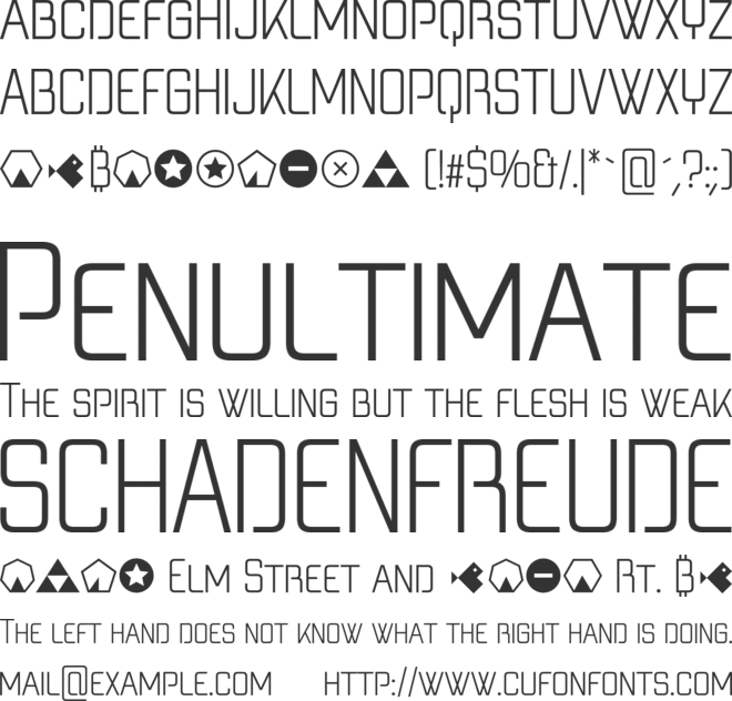 Apothem Caps font preview