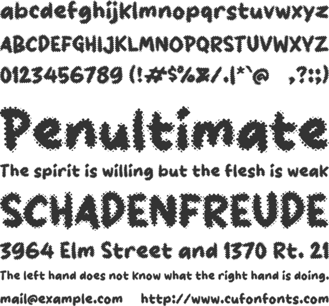 Padua font preview