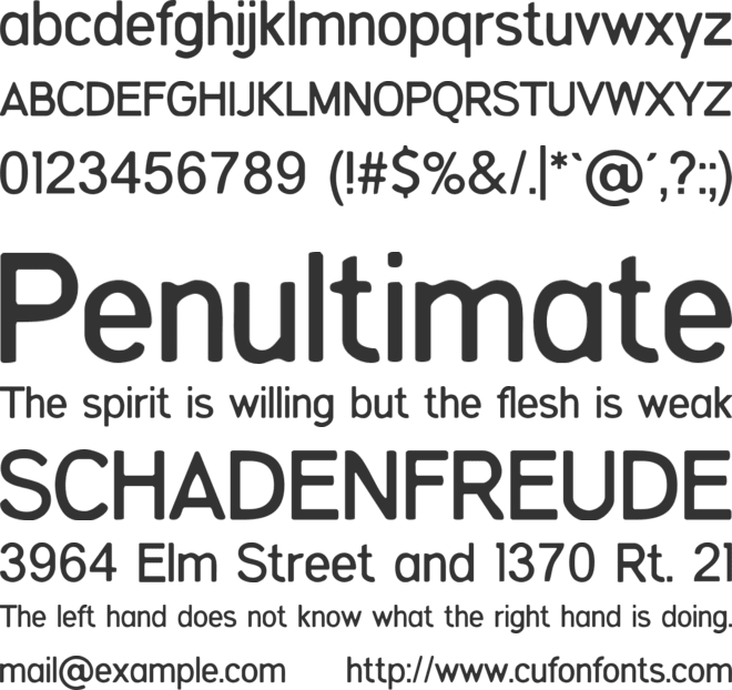 Grandiosely font preview