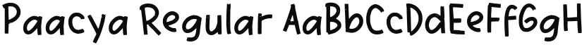 Paacya font download