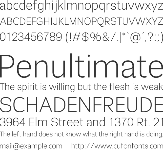 JHC Sineas font preview