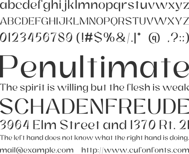 Hidoriya font preview