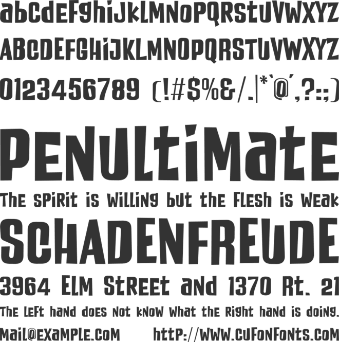 Just Fontime font preview