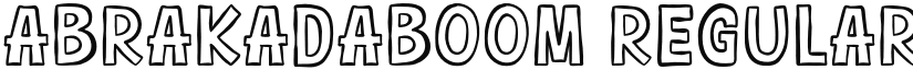 Abrakadaboom font download