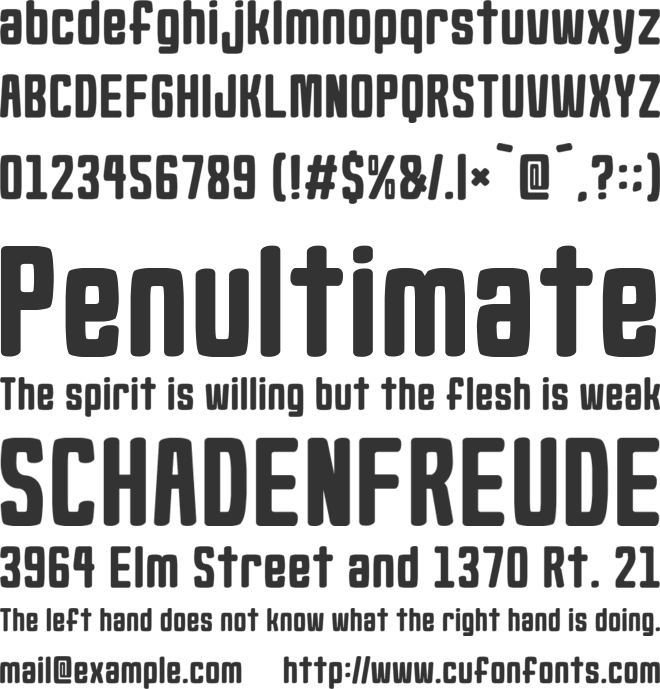 Tofo Steak font preview