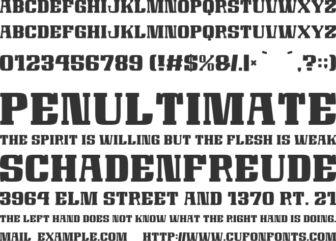 Almond Powder font preview