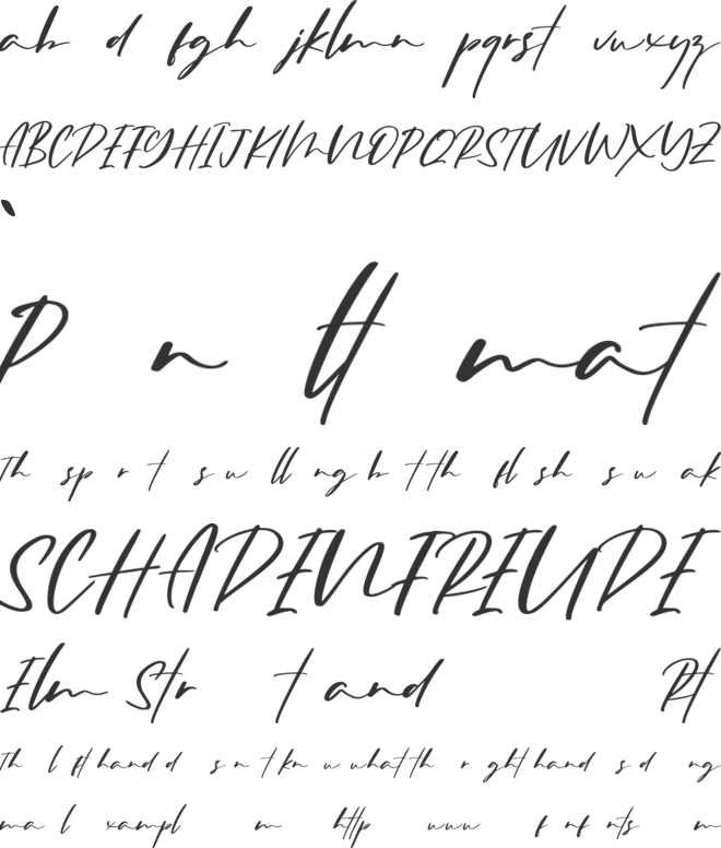 Ratansya font preview