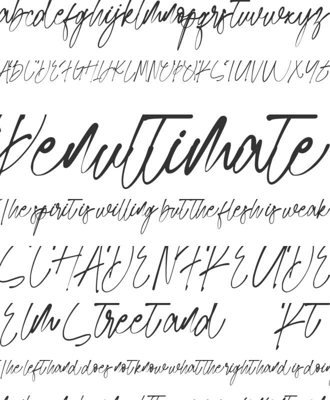 Holiday Doodle font preview