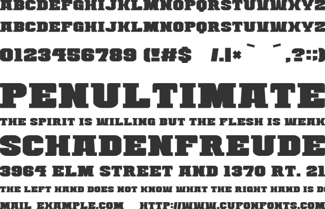 Yakisoba Pan font preview