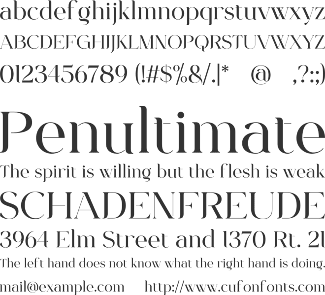 Gillie Quest font preview