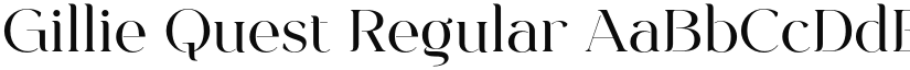 Gillie Quest Regular font