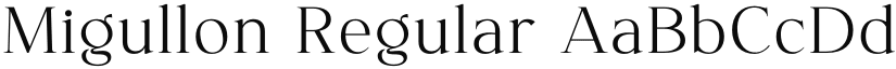 Migullon font download