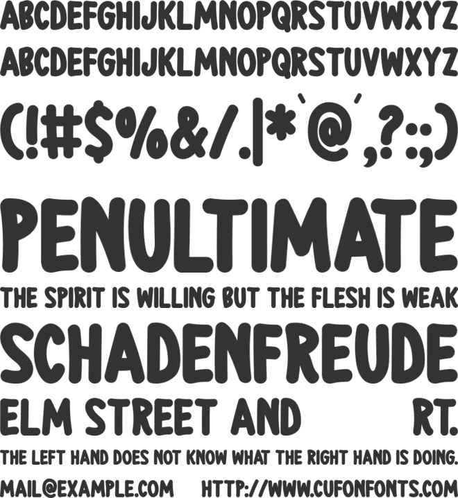 Endless Summer font preview