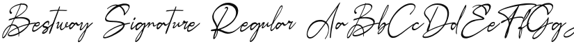 Bestway Signature font download