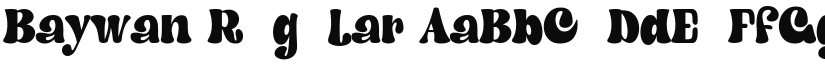 Baywan font download