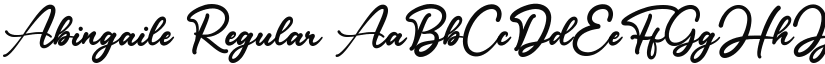 Abingaile font download