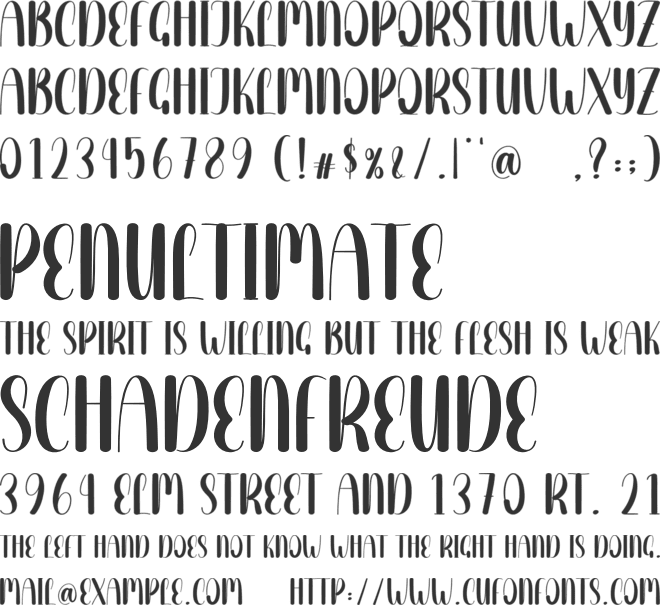 Black Easter font preview