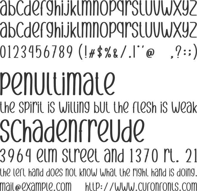 Easter Season font preview