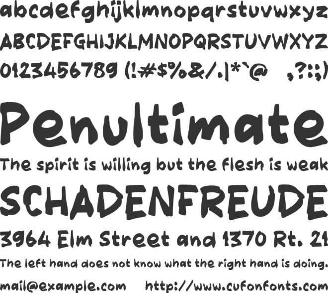 Paamio font preview