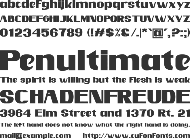 Summut font preview